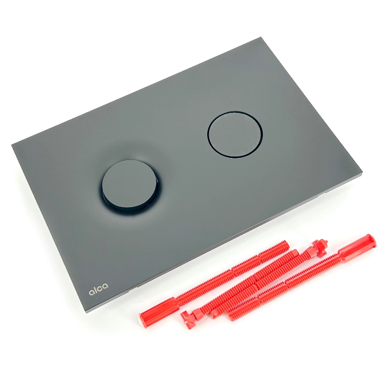 Кнопка смыва Alcaplast Dot.Dot, чёрный матовый Кнопка смыва Alcaplast Dot.Dot, чёрный матовый