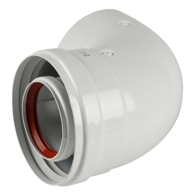 Коаксиальный отвод 90' для всех котлов BAXI кроме ECO Classic / ECO Nova, диам. 60/100 мм Коаксиальный отвод 90' для всех котлов BAXI кроме ECO Classic / ECO Nova, диам. 60/100 мм