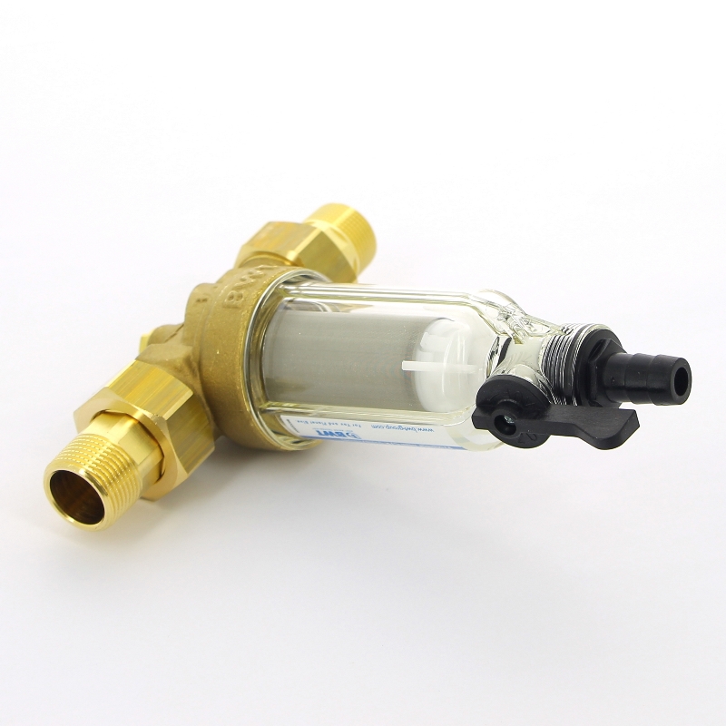 Фильтр промывной Protector mini 3/4" 100 мкм для х/в, пластик. колба Фильтр промывной Protector mini 3/4" 100 мкм для х/в, пластик. колба