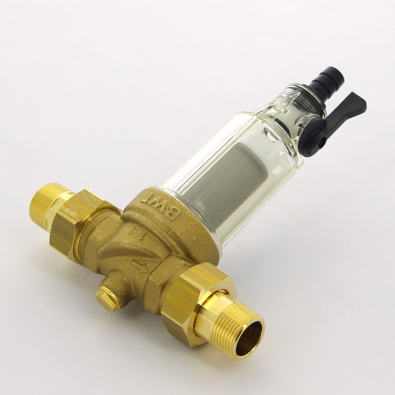 Фильтр промывной Protector mini 3/4" 100 мкм для х/в, пластик. колба Фильтр промывной Protector mini 3/4" 100 мкм для х/в, пластик. колба