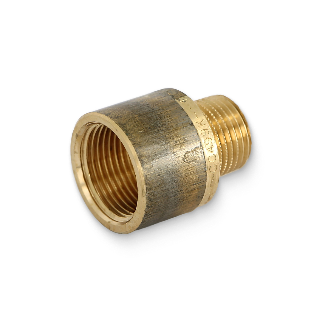 Переходник круглый НВ 1/2" x 3/4" бронза Переходник круглый НВ 1/2" x 3/4" бронза