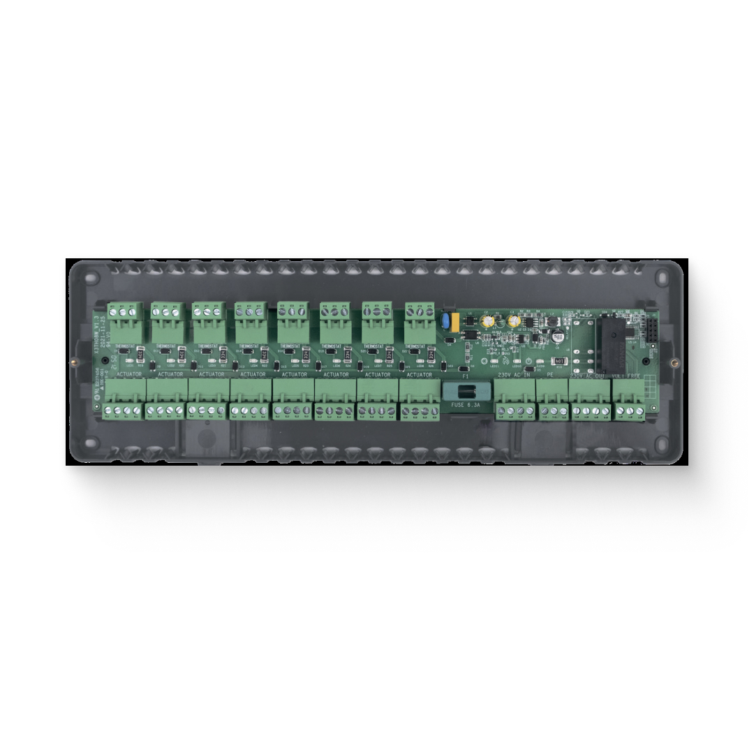 Модуль управляющий базовый ENGO 8 зон НО/НЗ, с встроенным модулем управления котлом и насосом, пров Модуль управляющий базовый ENGO 8 зон НО/НЗ, с встроенным модулем управления котлом и насосом, пров