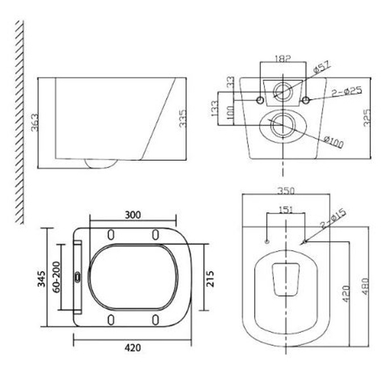 Кнопка смыва Geberit Delta50, хром Кнопка смыва Geberit Delta50, хром