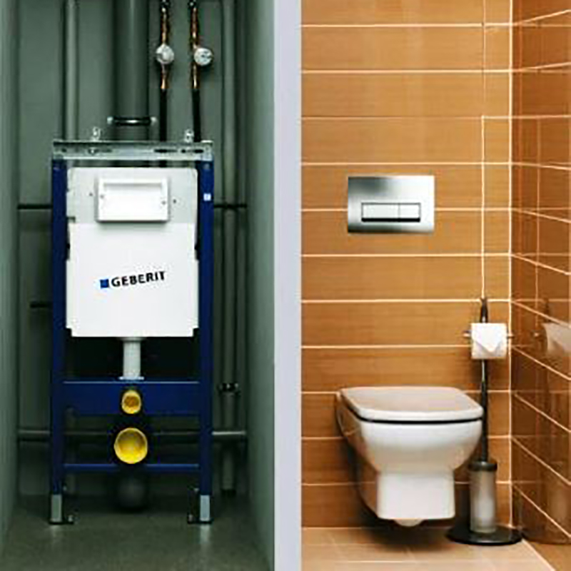 Кнопка смыва Geberit Delta50, хром Кнопка смыва Geberit Delta50, хром