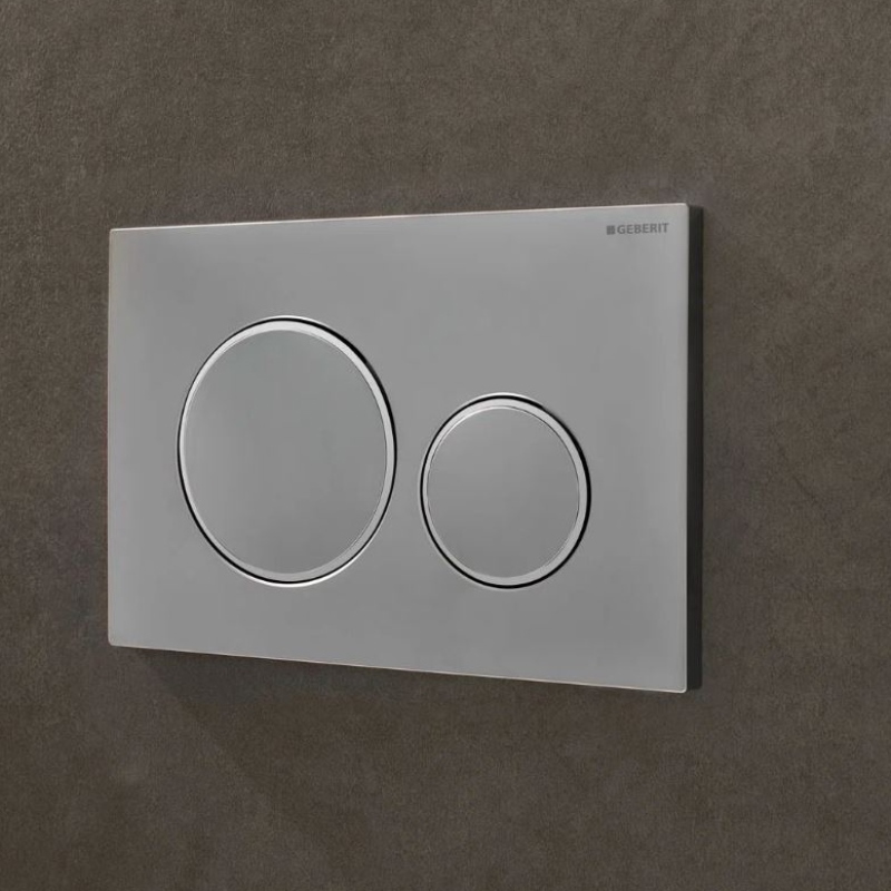 Кнопка смыва Geberit Delta20, матовый хром Кнопка смыва Geberit Delta20, матовый хром