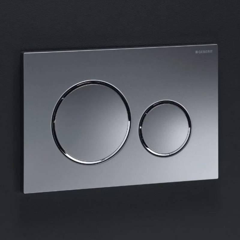 Кнопка смыва Geberit Delta20, матовый хром Кнопка смыва Geberit Delta20, матовый хром
