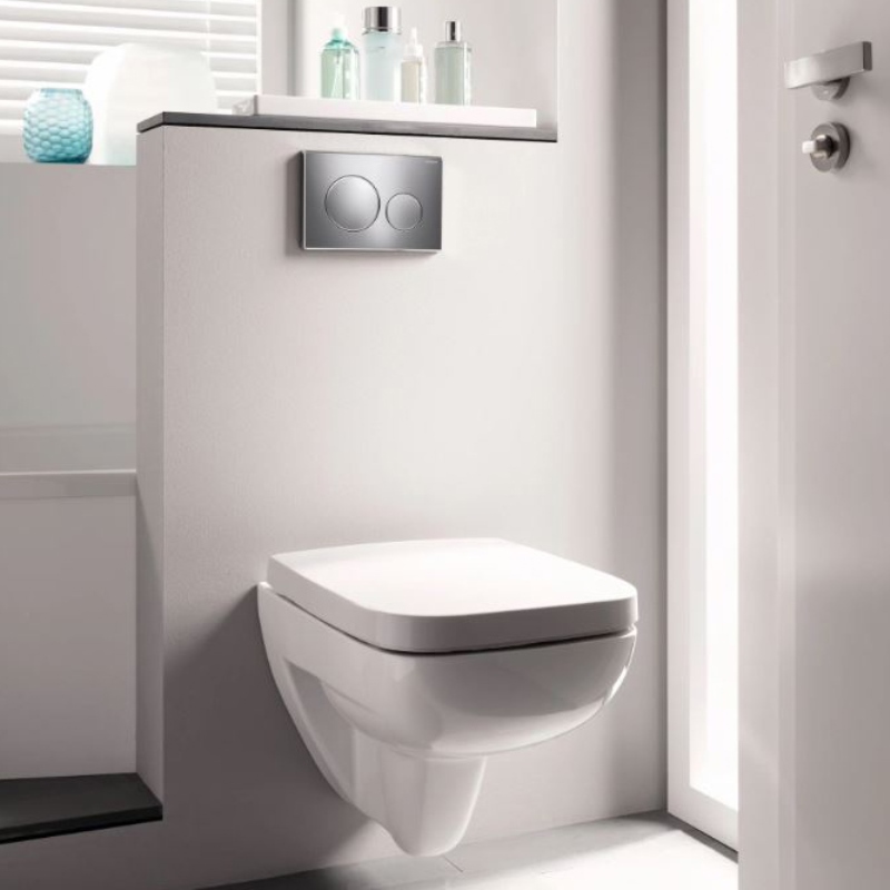 Кнопка смыва Geberit Delta20, матовый хром Кнопка смыва Geberit Delta20, матовый хром