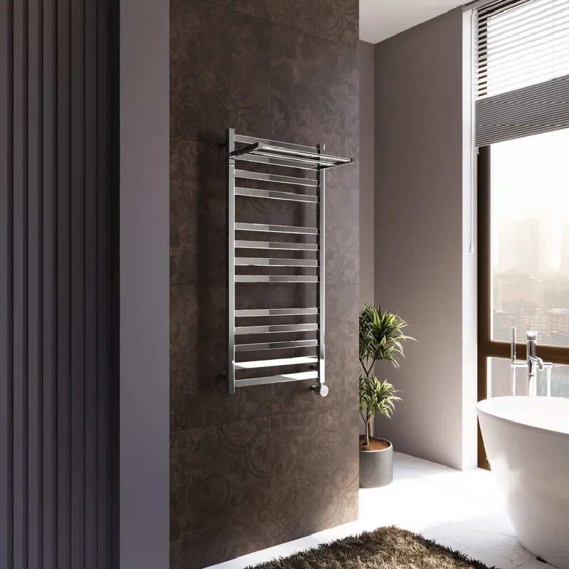 Полотенцесушитель Grota COMFORT 530х1125, электрический, без тэна, хром Полотенцесушитель Grota COMFORT 530х1125, электрический, без тэна, хром