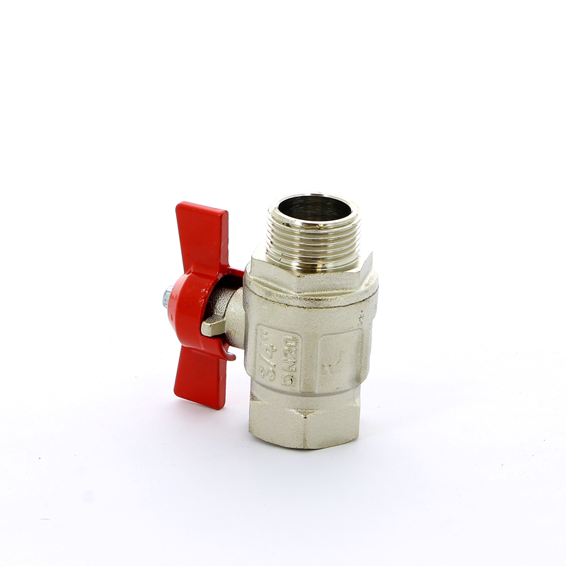 Кран НВ 3/4' бабочка IDEAL красная ручка Кран НВ 3/4' бабочка IDEAL красная ручка