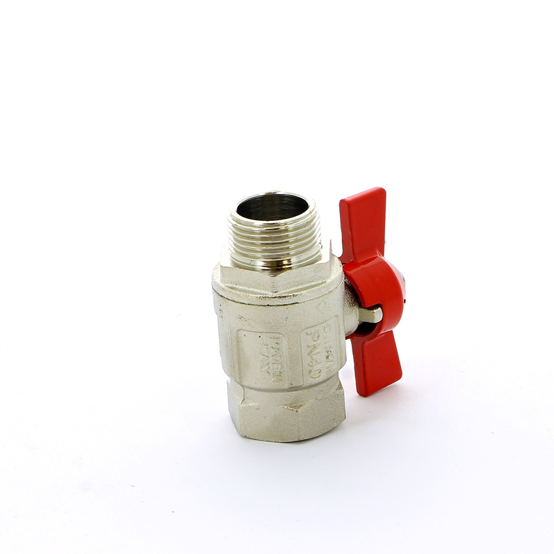 Кран НВ 3/4' бабочка IDEAL красная ручка Кран НВ 3/4' бабочка IDEAL красная ручка