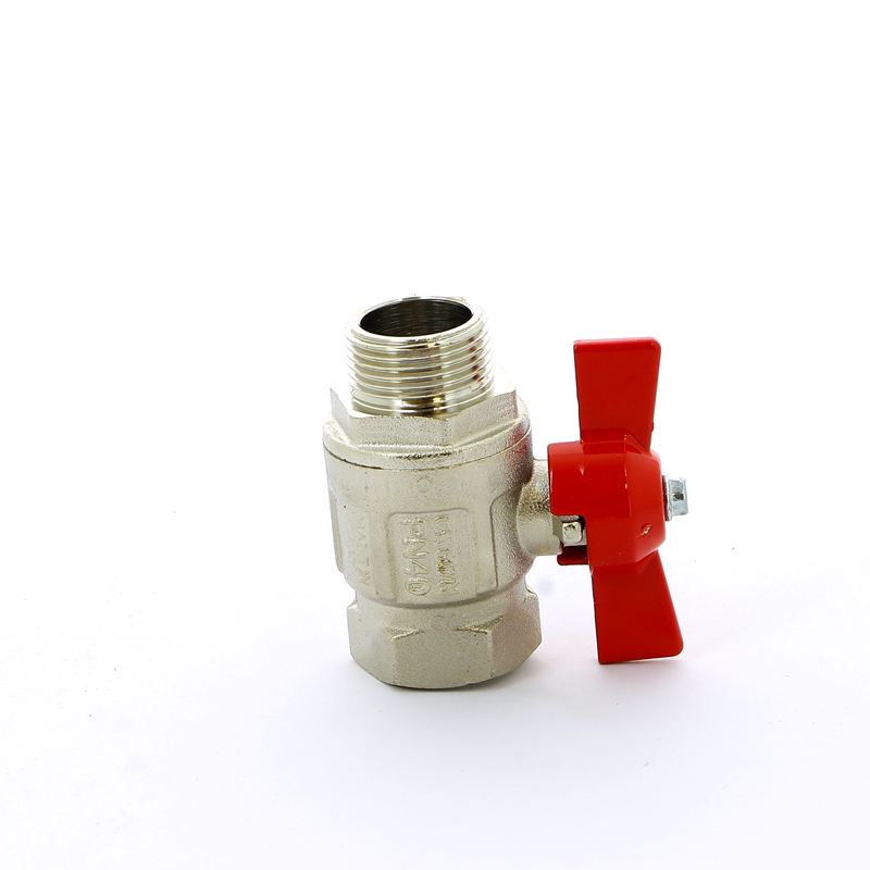 Кран НВ 3/4' бабочка IDEAL красная ручка Кран НВ 3/4' бабочка IDEAL красная ручка