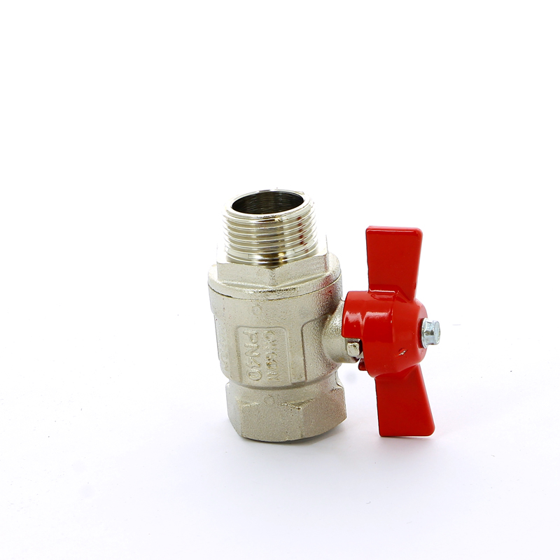 Кран НВ 3/4' бабочка IDEAL красная ручка Кран НВ 3/4' бабочка IDEAL красная ручка