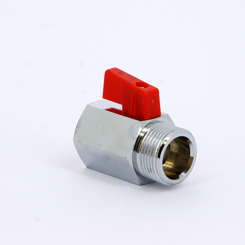 Кран шаровой мини НВ 3/4' флажок MINI красная ручка Кран шаровой мини НВ 3/4' флажок MINI красная ручка
