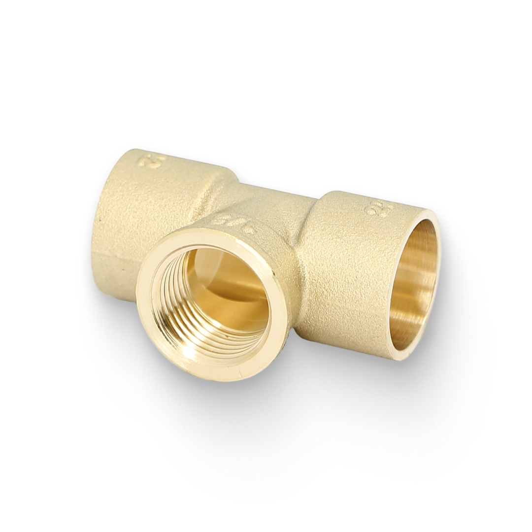 Тройник В-пайка 22 х 1/2" (серия 94130G) Тройник В-пайка 22 х 1/2" (серия 94130G)