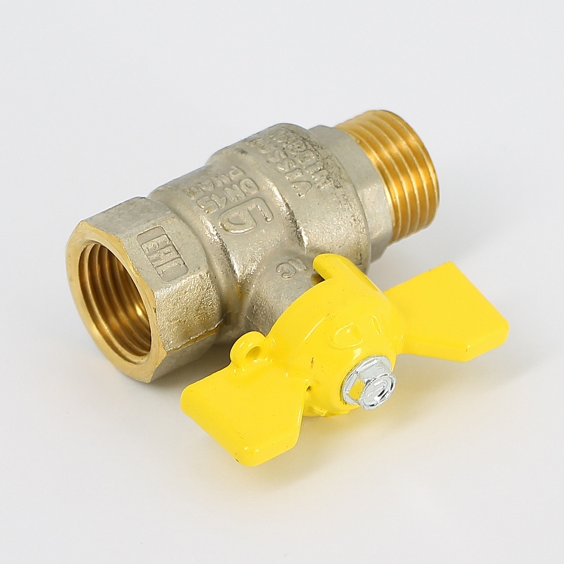 Кран НВ 1/2" газовый Pride, стандартный проход, бабочка Кран НВ 1/2" газовый Pride, стандартный проход, бабочка