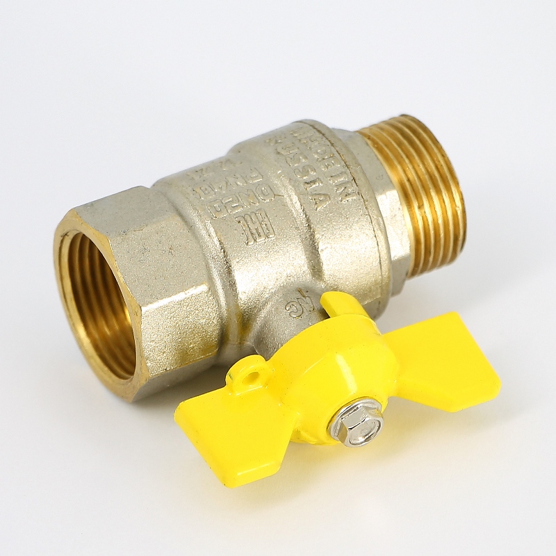 Кран НВ 3/4" газовый Pride, стандартный проход, бабочка Кран НВ 3/4" газовый Pride, стандартный проход, бабочка