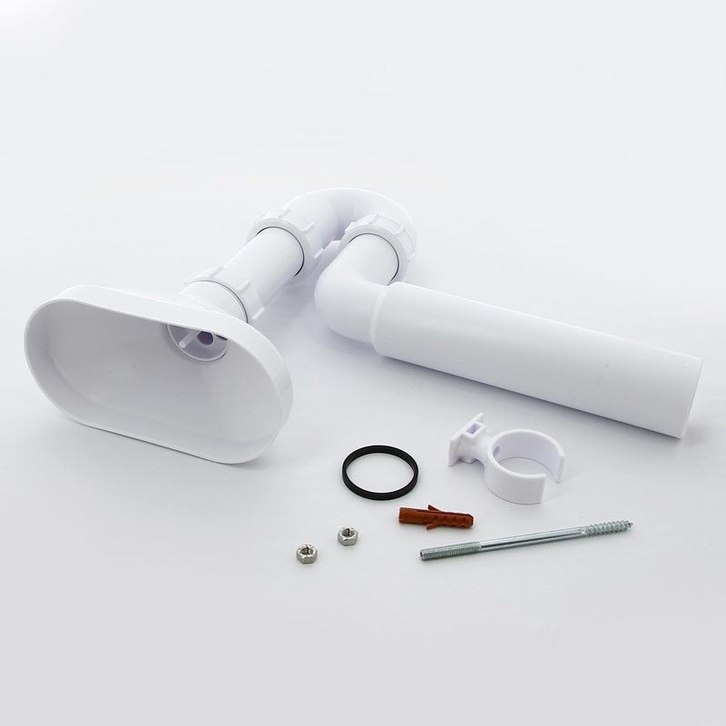 Сифон трубный 1 1/2" х 40 мм для разрыва потока с приемной воронкой, выход 50 мм, компрес. Сифон трубный 1 1/2" х 40 мм для разрыва потока с приемной воронкой, выход 50 мм, компрес.