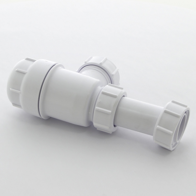 Сифон бутылочный 1 1/4" x 32 мм без вып., выход 32 мм компрес. Сифон бутылочный 1 1/4" x 32 мм без вып., выход 32 мм компрес.