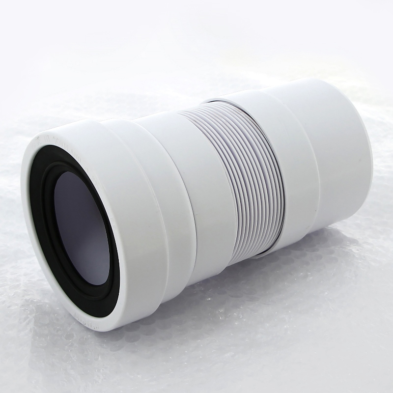 Труба фановая L=200-330 мм гофр., вход 97-107 мм, выход 110 мм Труба фановая L=200-330 мм гофр., вход 97-107 мм, выход 110 мм