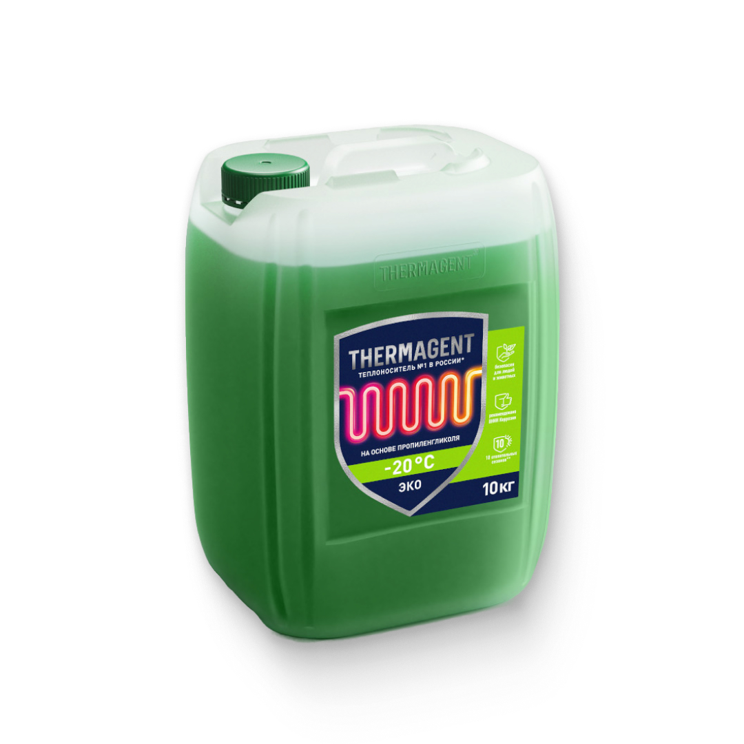 Теплоноситель THERMAGENT-20 ЭКО 10кг (Пропиленгликоль) Теплоноситель THERMAGENT-20 ЭКО 10кг (Пропиленгликоль)
