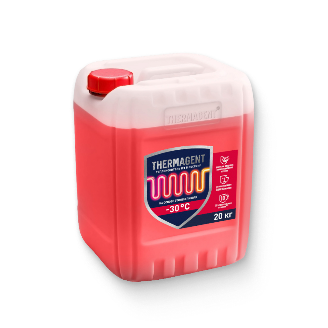 Теплоноситель THERMAGENT -30 20 кг (Этиленгликоль) Теплоноситель THERMAGENT -30 20 кг (Этиленгликоль)