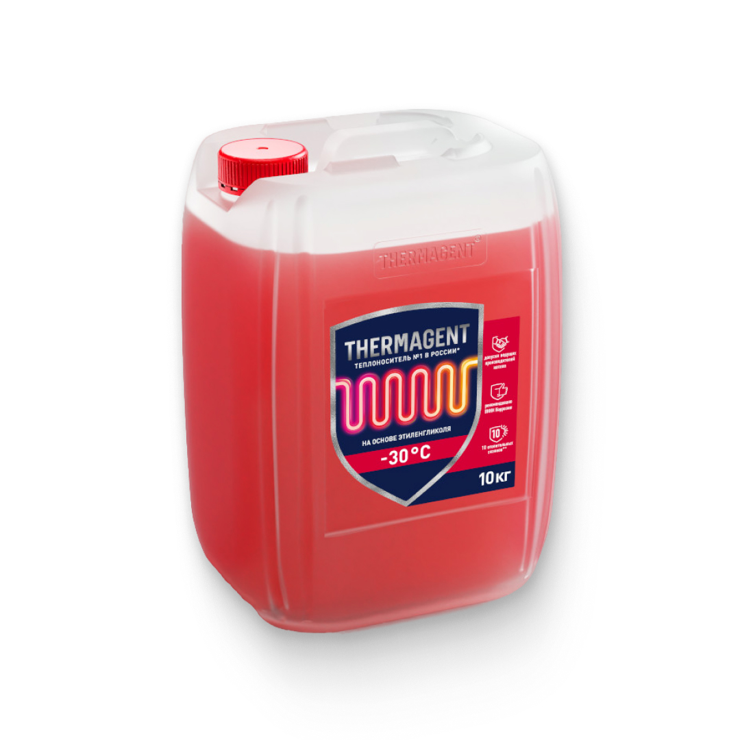 Теплоноситель THERMAGENT -30 10кг (Этиленгликоль) Теплоноситель THERMAGENT -30 10кг (Этиленгликоль)
