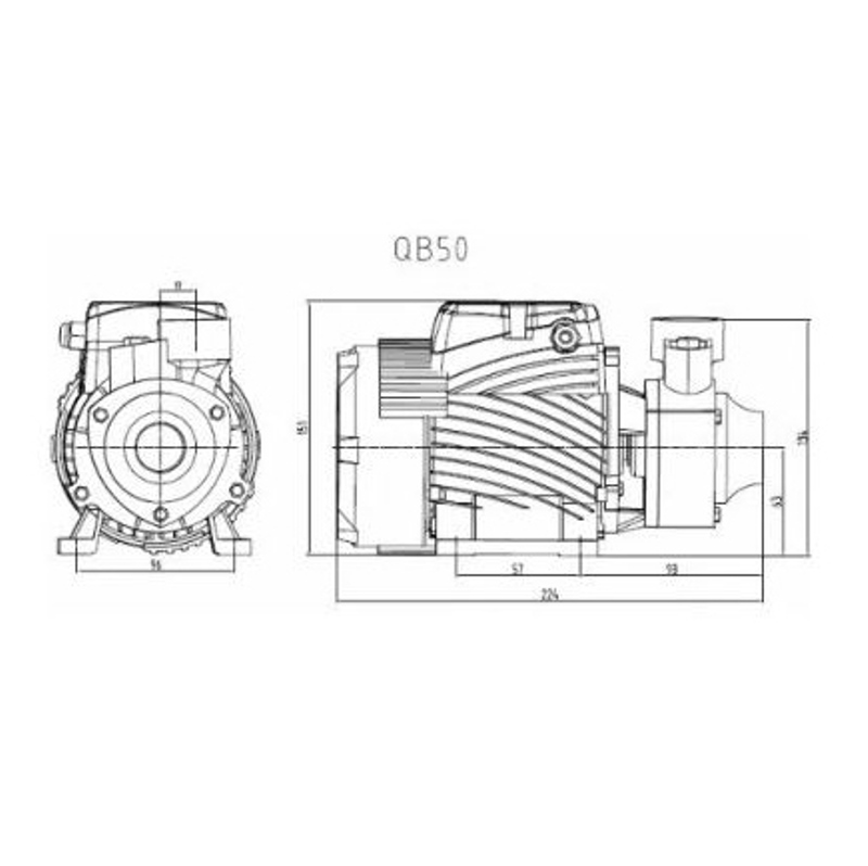 Насос вихревой QB 80 Насос вихревой QB 80
