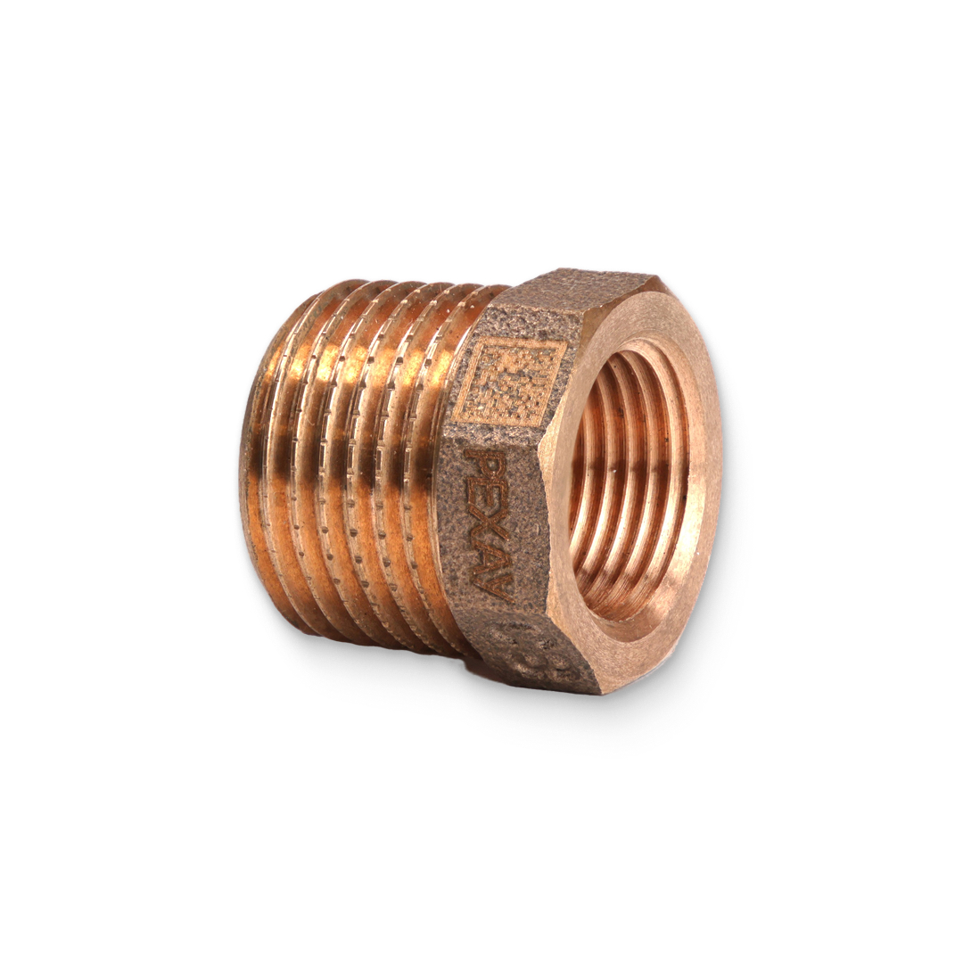 Футорка Aurline НВ 1/2" х 3/8", бронза Футорка Aurline НВ 1/2" х 3/8", бронза