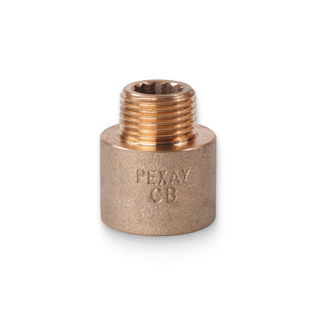 Переходник круглый Aurline НВ 1/2" х 3/4", бронза Переходник круглый Aurline НВ 1/2" х 3/4", бронза
