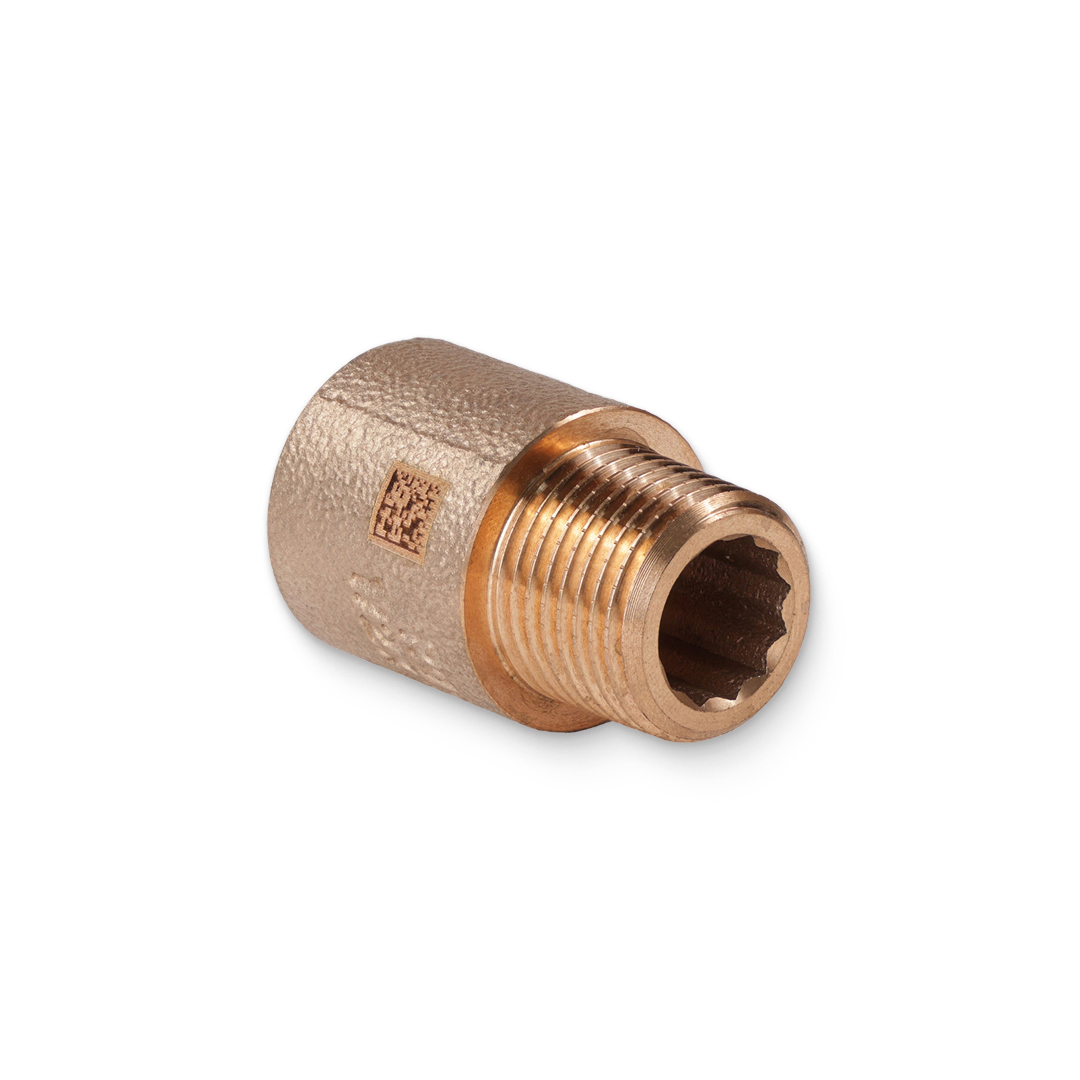 Удлинитель Aurline НВ 1/2" x 25 мм, бронза Удлинитель Aurline НВ 1/2" x 25 мм, бронза