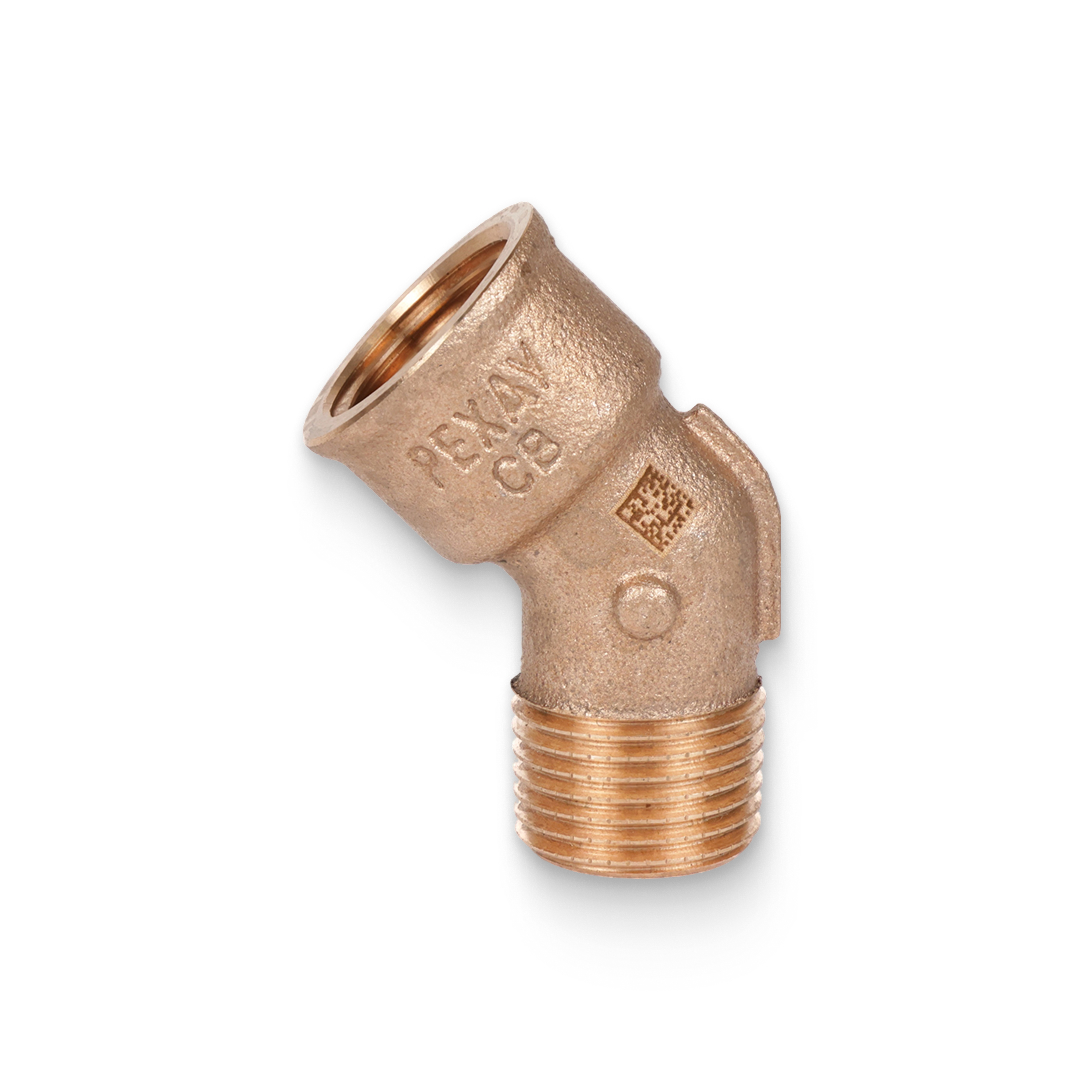 Угол 45° Aurline НВ 1/2", бронза Угол 45° Aurline НВ 1/2", бронза