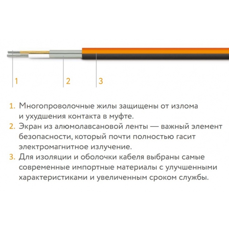 Мат греющий двужил. Теплолюкс ProfiMat 360 Вт (0,5 х 4 м) в комплекте с гофротрубкой Мат греющий двужил. Теплолюкс ProfiMat 360 Вт (0,5 х 4 м) в комплекте с гофротрубкой