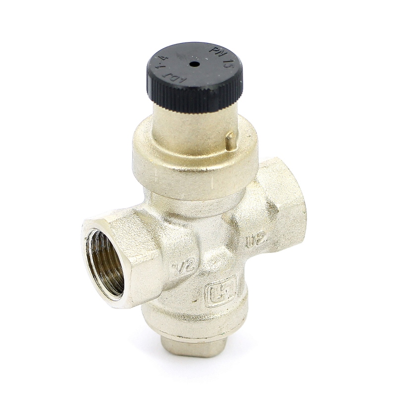 Редуктор давления 1/2" В 1-4 бар PN15 COMPACT никел. Редуктор давления 1/2" В 1-4 бар PN15 COMPACT никел.