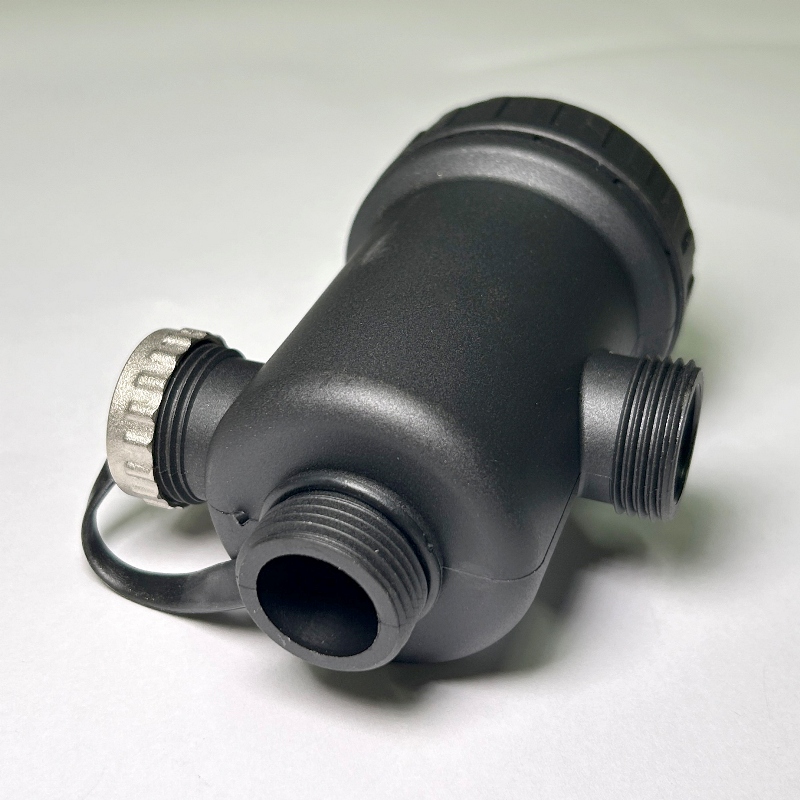 Фильтр-грязеуловитель магнитный 3/4" для котла, пластик чёрный Фильтр-грязеуловитель магнитный 3/4" для котла, пластик чёрный