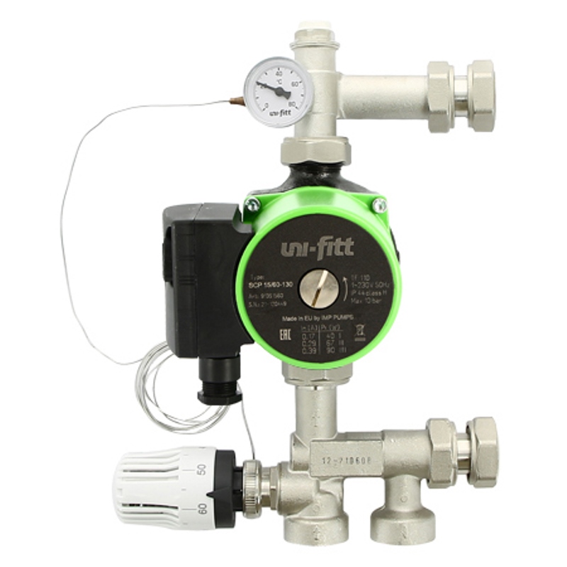 Насосно-смесительная группа SOLOMIX MINI с наружной резьбой 1", без насоса Насосно-смесительная группа SOLOMIX MINI с наружной резьбой 1", без насоса