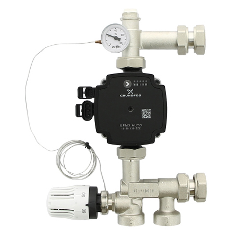 Насосно-смесительная группа SOLOMIX MINI с наружной резьбой 1", без насоса Насосно-смесительная группа SOLOMIX MINI с наружной резьбой 1", без насоса