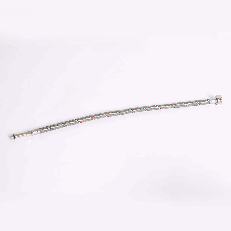 Гибкая подводка для смесителя МL10х1 - 1/2", 50 см, удл. штуцер, DN 8, оплётка из нерж. стали Гибкая подводка для смесителя МL10х1 - 1/2", 50 см, удл. штуцер, DN 8, оплётка из нерж. стали
