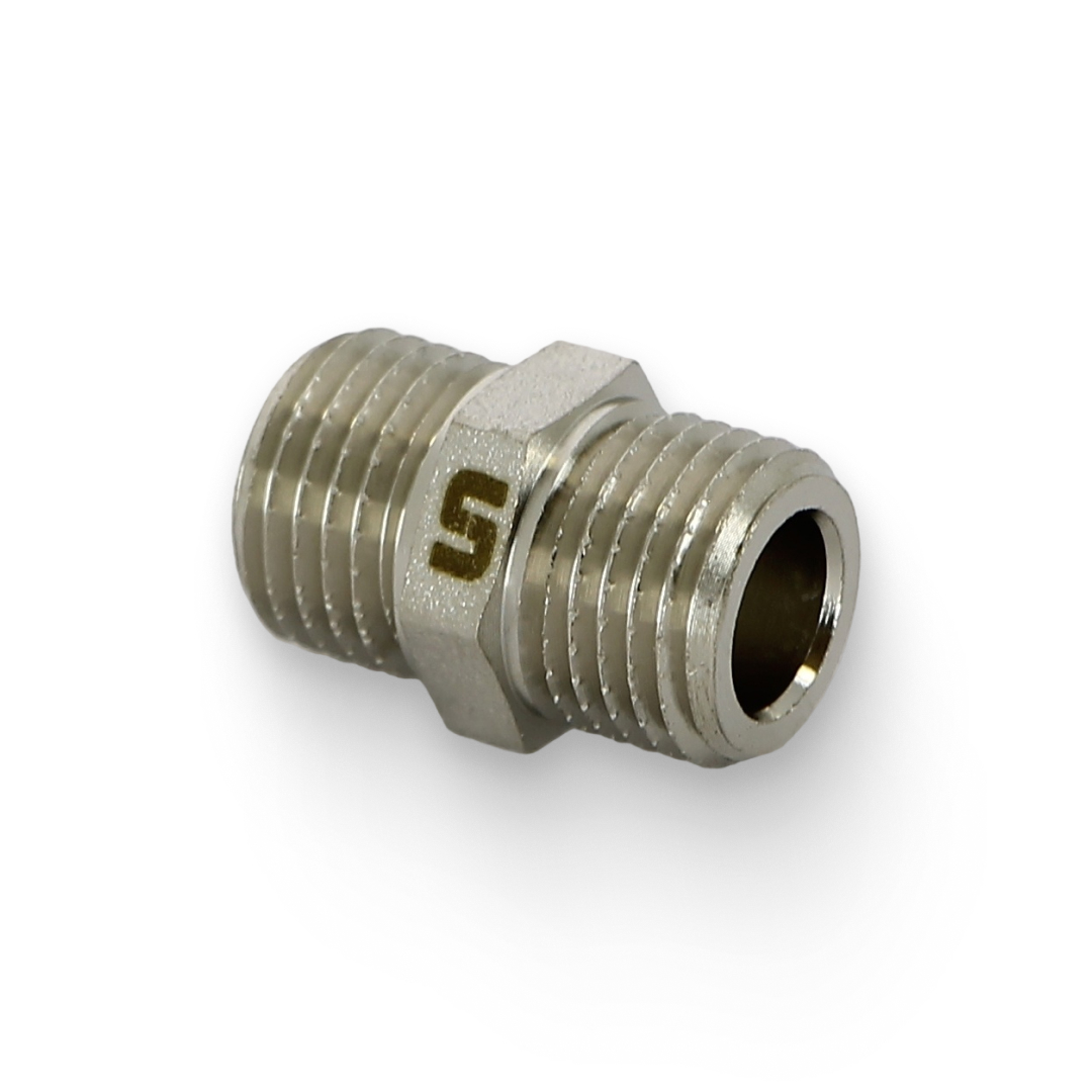 Ниппель 1/4", никелированный Ниппель 1/4", никелированный