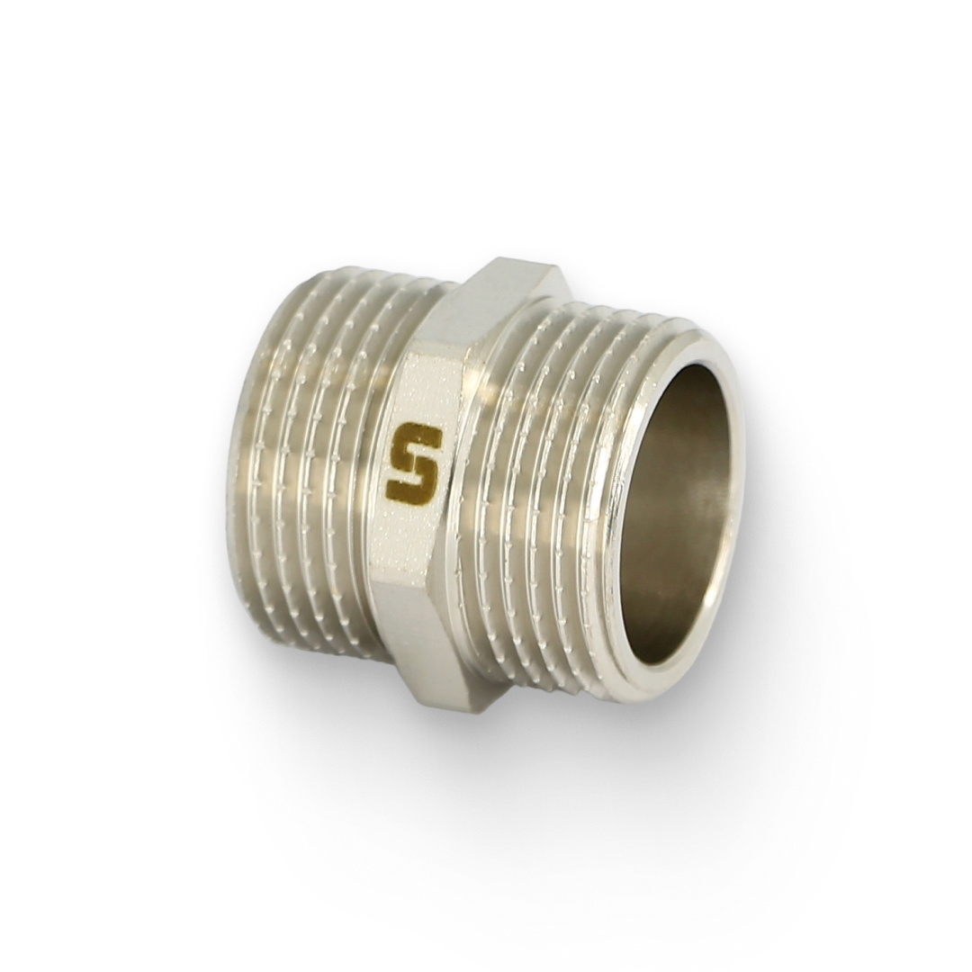 Ниппель 3/4", никелированный Ниппель 3/4", никелированный