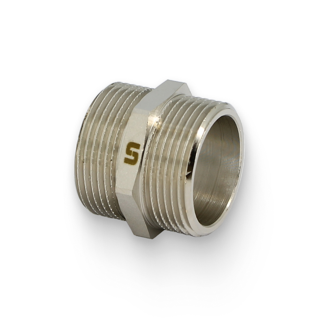 Ниппель 1 1/4", никелированный Ниппель 1 1/4", никелированный