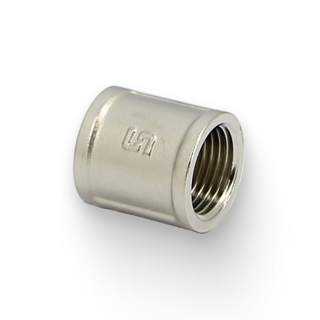 Муфта 1/2", никелированная Муфта 1/2", никелированная