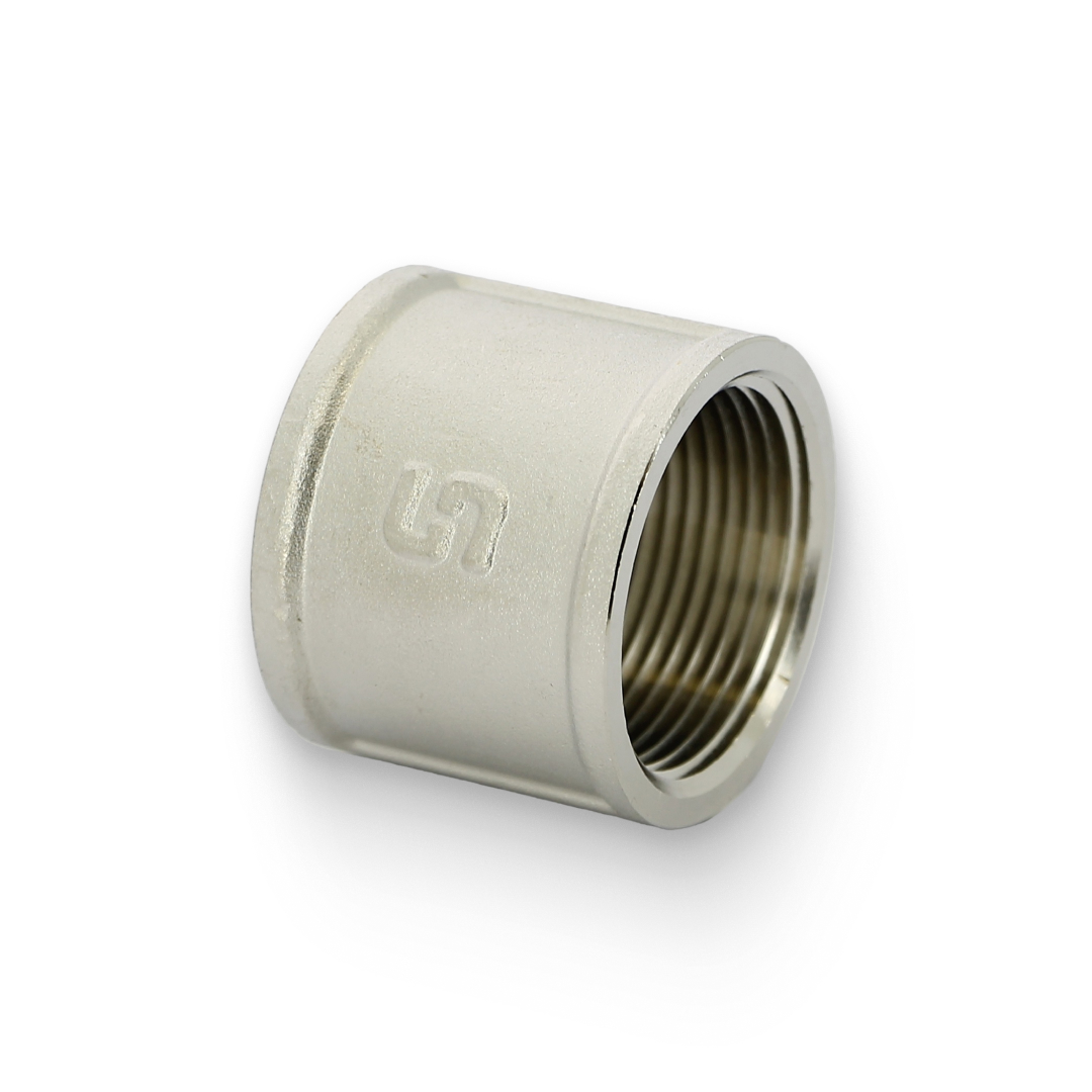 Муфта 1 1/4", никелированная Муфта 1 1/4", никелированная