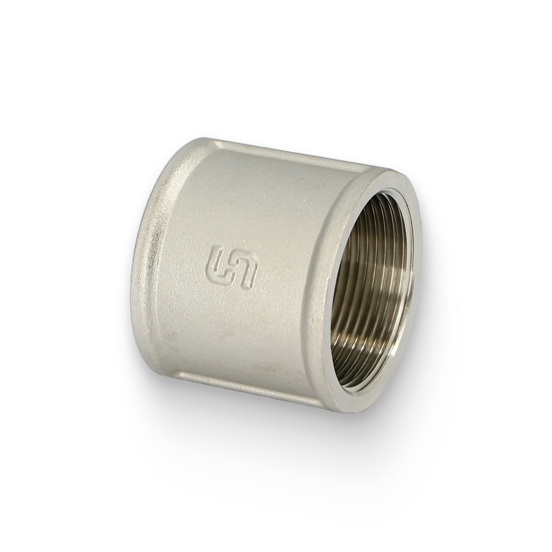 Муфта 1 1/2", никелированная Муфта 1 1/2", никелированная