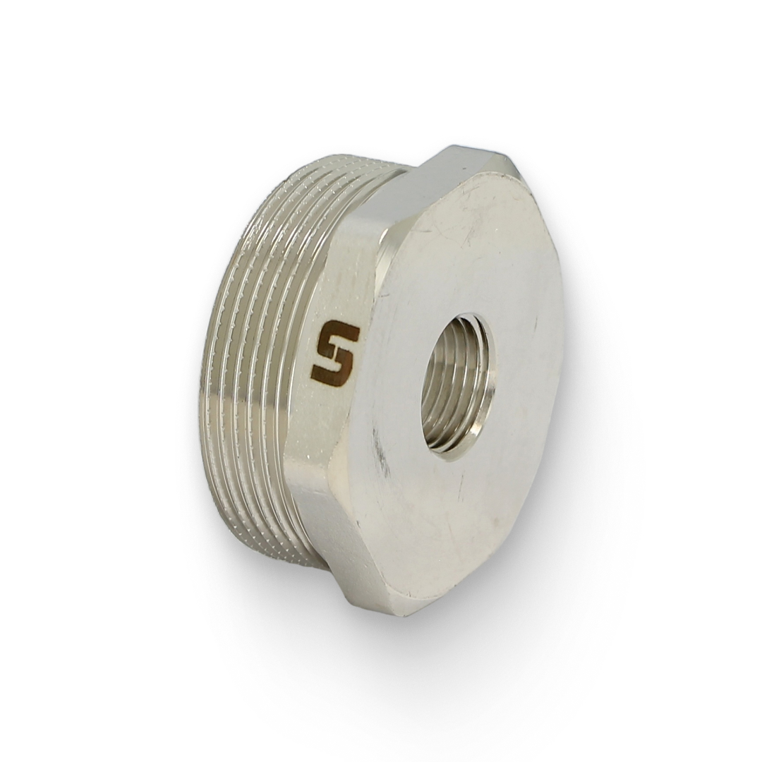 Футорка НВ 2" x 1/2", никелированная Футорка НВ 2" x 1/2", никелированная