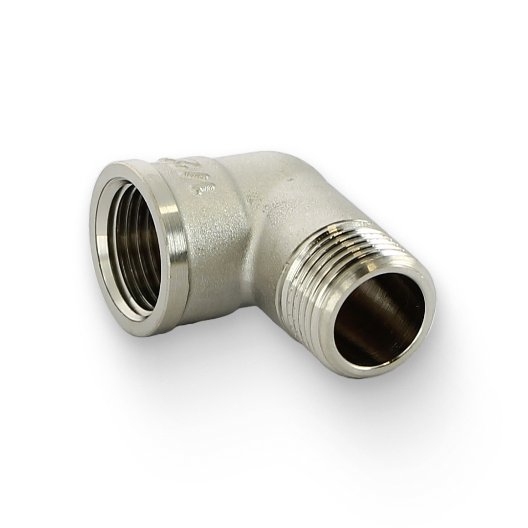 Угол НВ 1/2" x 1/2", никелированный Угол НВ 1/2" x 1/2", никелированный