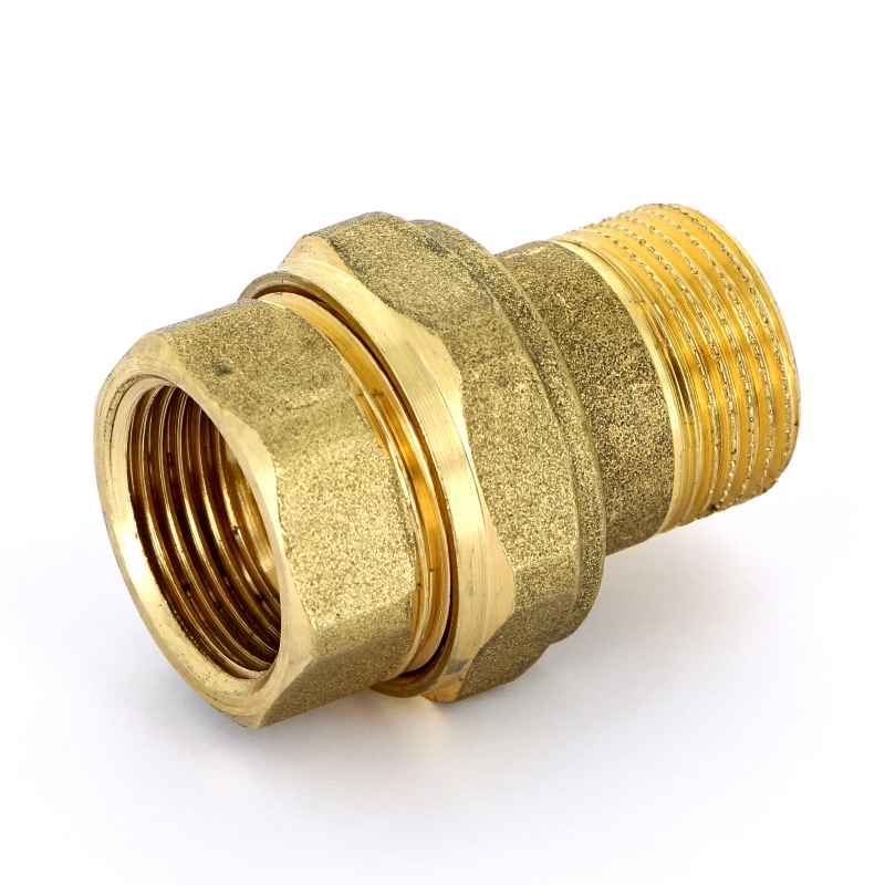 Разъемное соединение прямое НВ 3/4" с прокладкой O-RING, латунь Разъемное соединение прямое НВ 3/4" с прокладкой O-RING, латунь