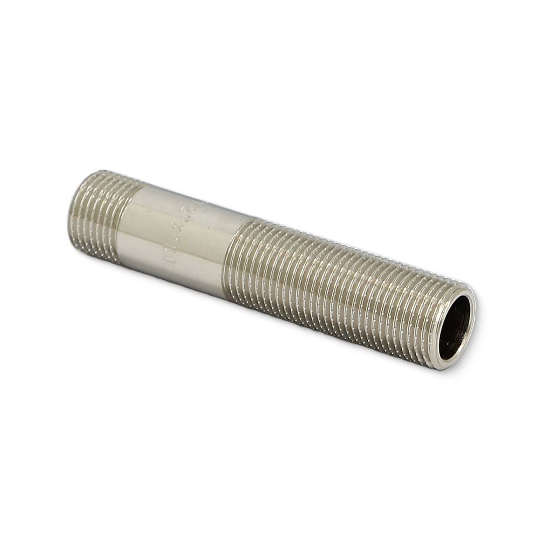 Сгон 1/2" x 100 мм, никелированный Сгон 1/2" x 100 мм, никелированный
