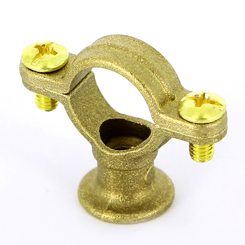 Хомут латунный М6 15 мм для медных труб BIS Хомут латунный М6 15 мм для медных труб BIS