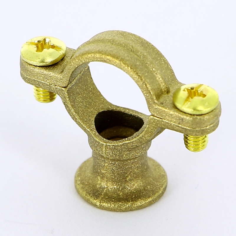 Хомут латунный М6 15 мм для медных труб BIS Хомут латунный М6 15 мм для медных труб BIS