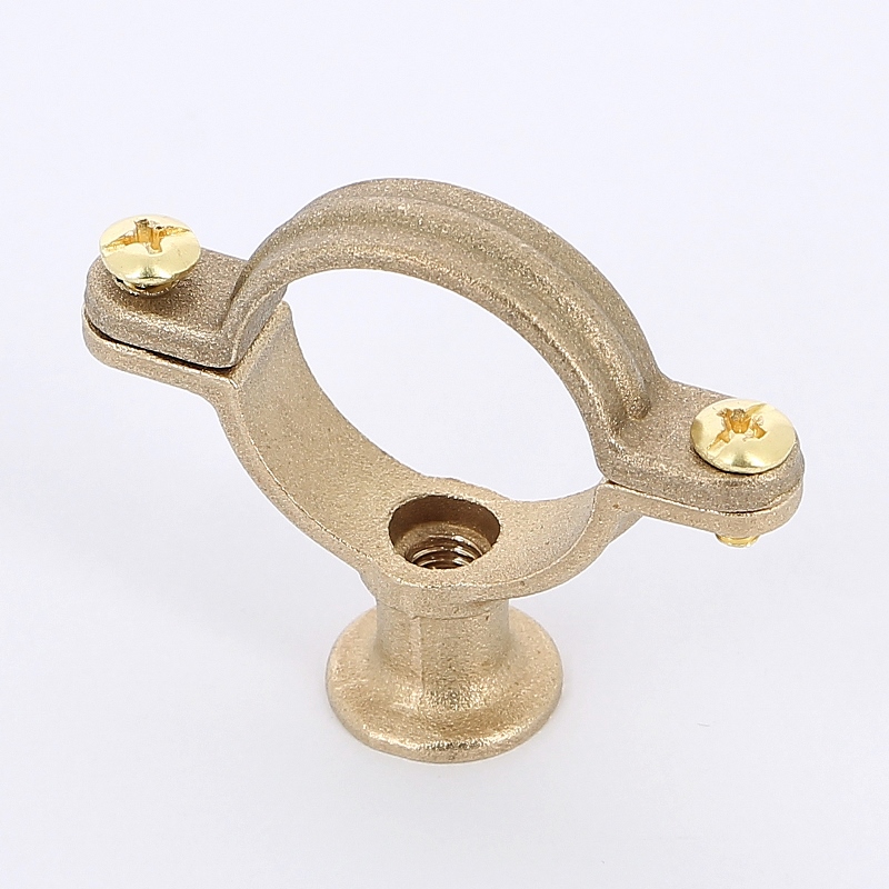 Хомут латунный М6 28 мм для медных труб BIS Хомут латунный М6 28 мм для медных труб BIS